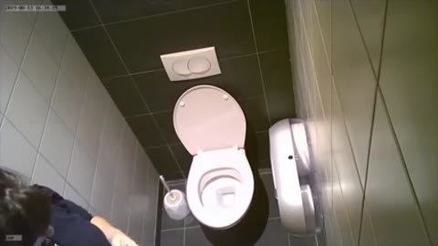         トイレでオナニーする女
    