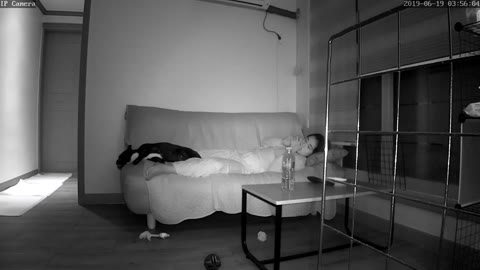         S級美女がソファでオナニーからの臭いチェック
    