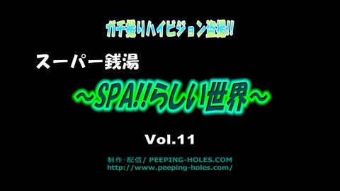         ガチ撮りハイビジョン盗撮!!～SPA!!らしい世界～vol.11
    