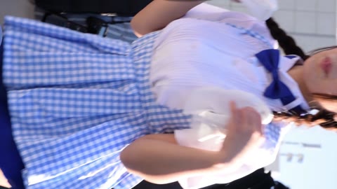         コミックマーケット コスプレ 超美人レイヤーさんの白レースパンツ&amp;amp;激エロ生尻★ お尻突き出し コミケ
    