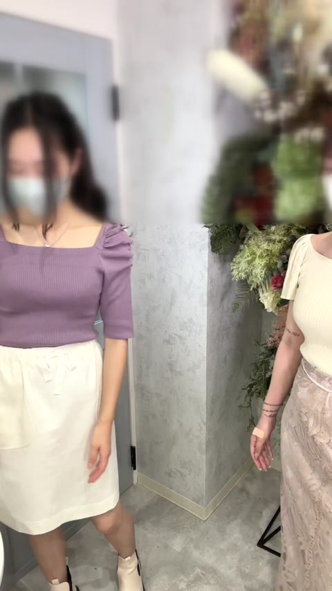         胸チラ15　インスタライブハプニング/浮きブラポ●リ/パンティラインチラ見え
    