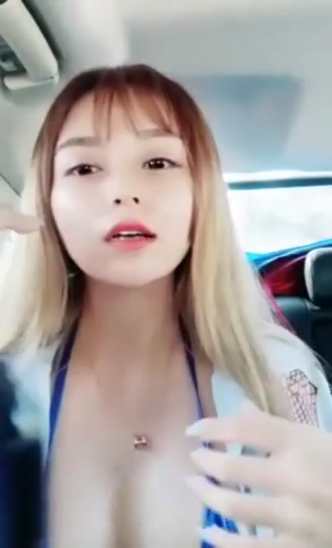         可愛い金髪ヤンキー中華娘の車中円光
    