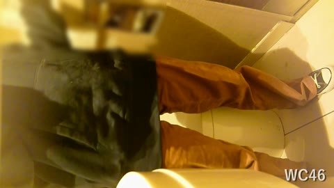         【トイレオナニー盗撮】パンティーの上から激しく指でグリグリ
    