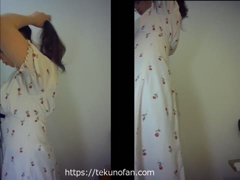         試着室。 鏡越しの下着姿に胸がときめきます。 モデル8名
    