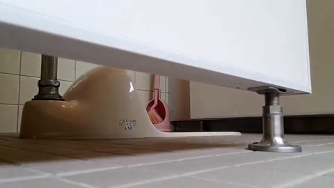         トイレ おしっこ我慢 駆け込みお漏らし
    