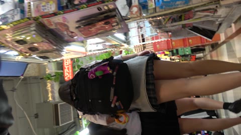         フロント撮り！超ミニな制服ちゃんのエロパンにフル勃起☆★etc4本
    