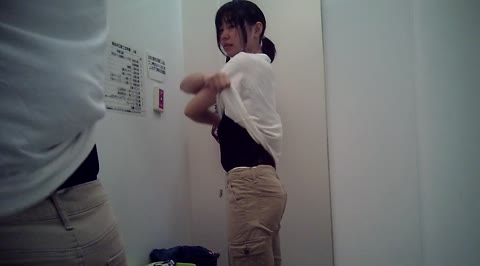         現役JYちゃん水着試着室生着替え☆可愛い子3人分
    